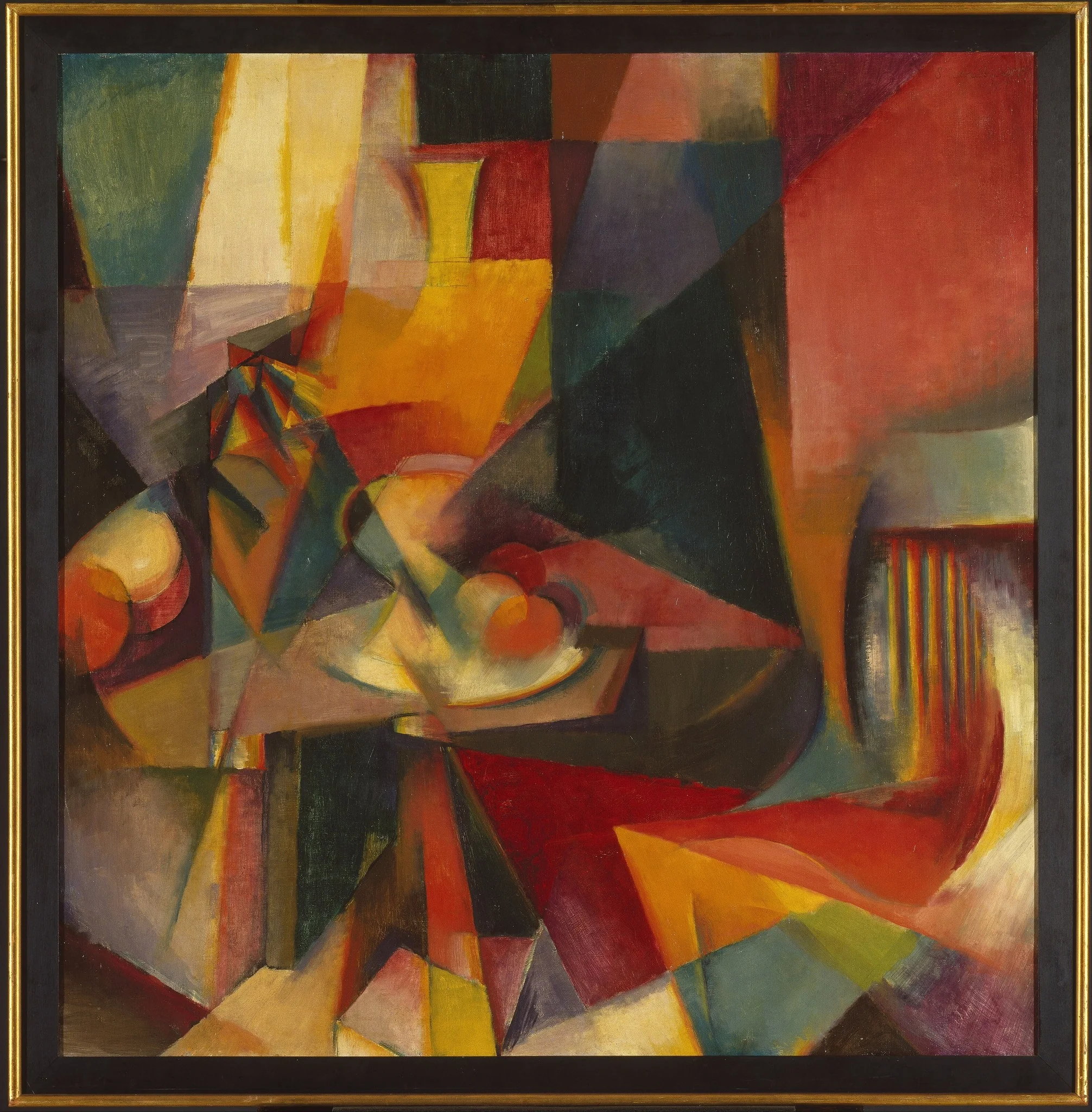 Synchromy No. 3, by Stanton Macdonald-Wright, oil, 1917