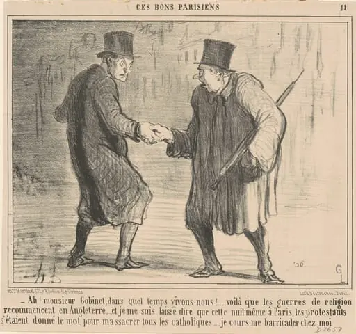 Ah! Monsieur Gobinet, dans quel temps ...