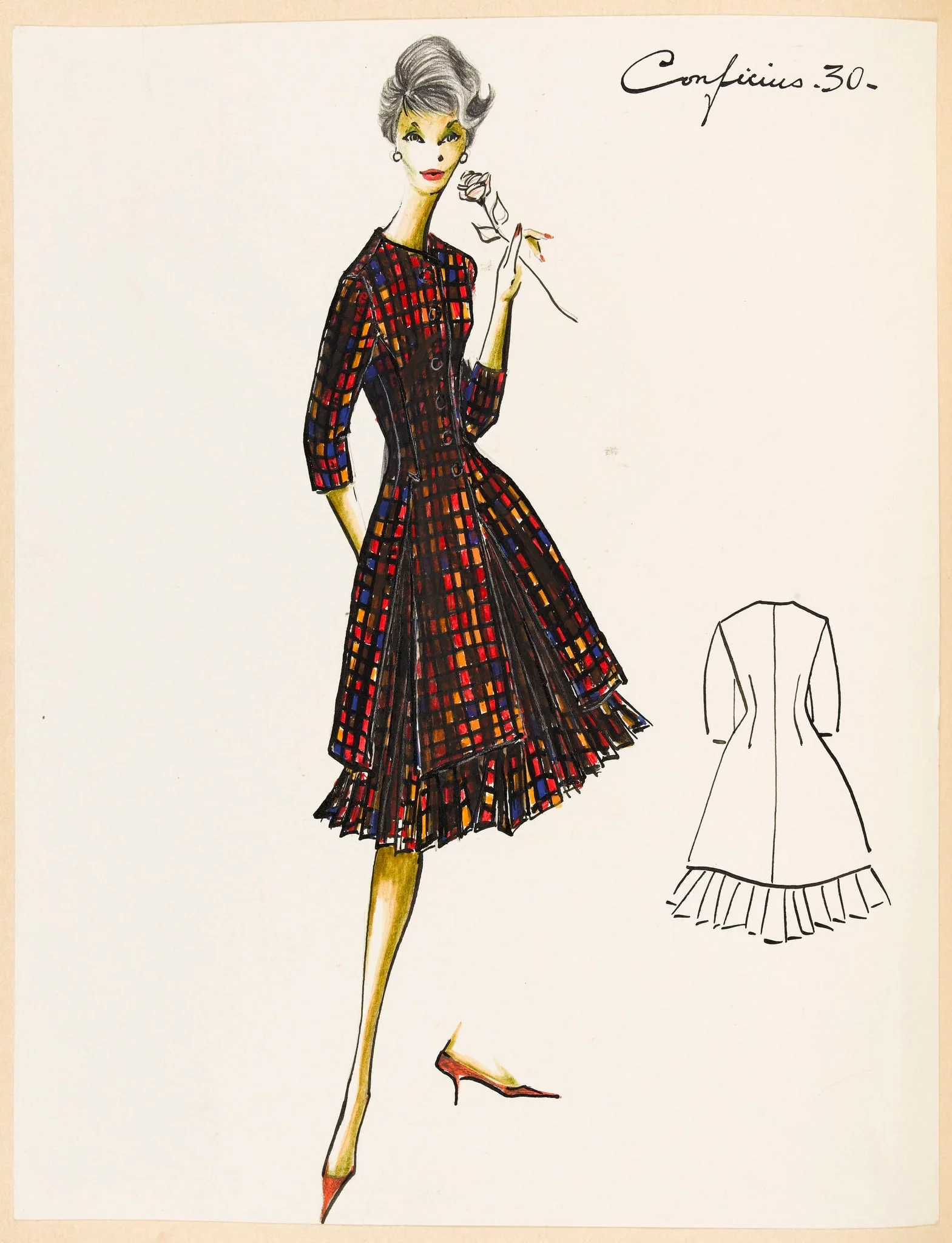 Conficius, by Carven, 1959