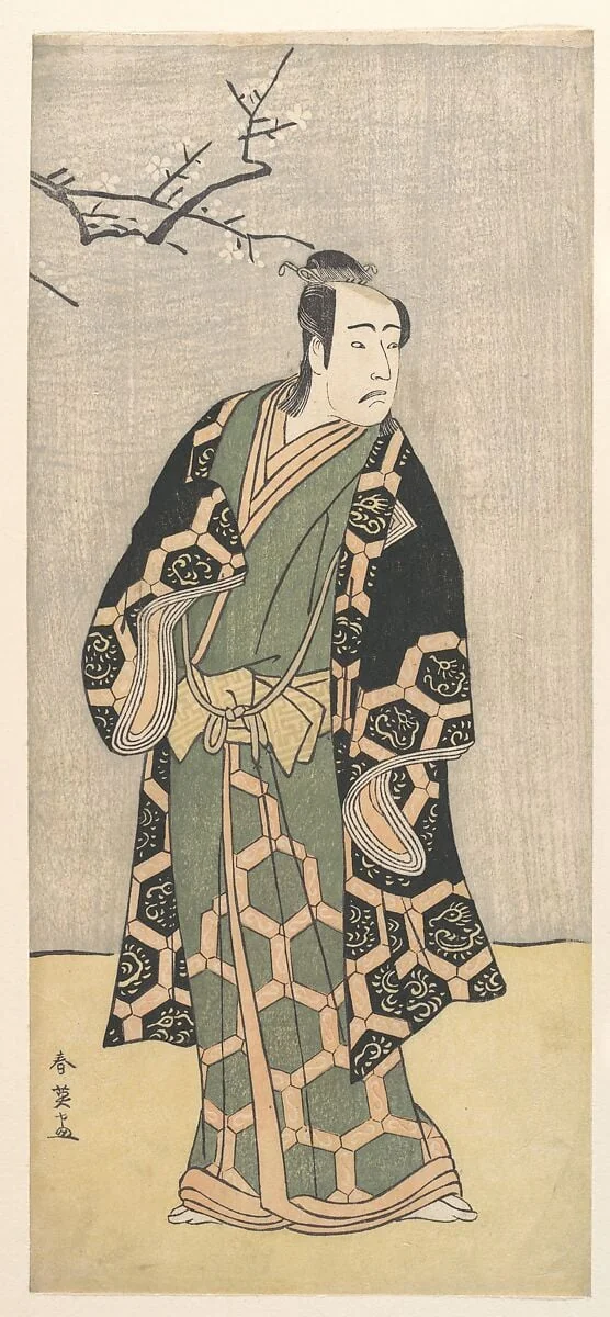 Untitled, by Katsukawa Shun'ei 勝川春英, ink, 1790