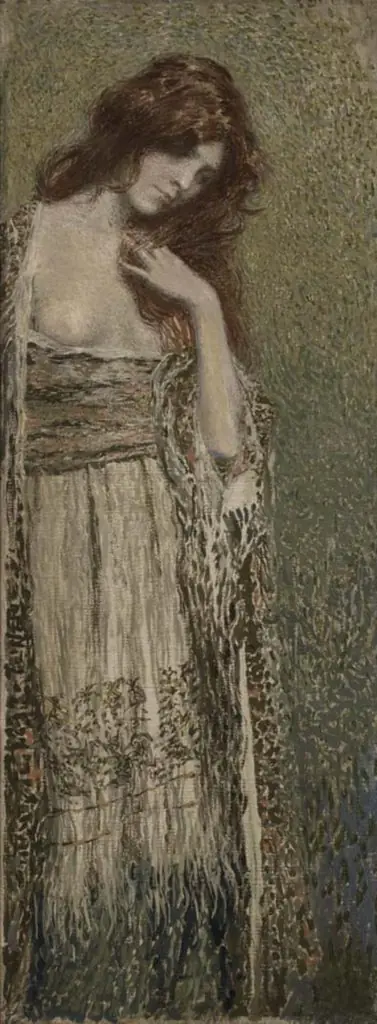 Woman figure. Sadness