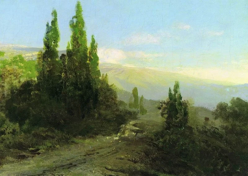 Siel koe Krima, by Fyodor Vasilyev, unspecified, 1871
