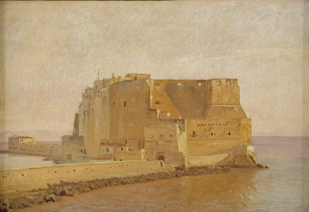 Castel dell'Ovo in Naples, by Christen Købke, unspecified, 1839