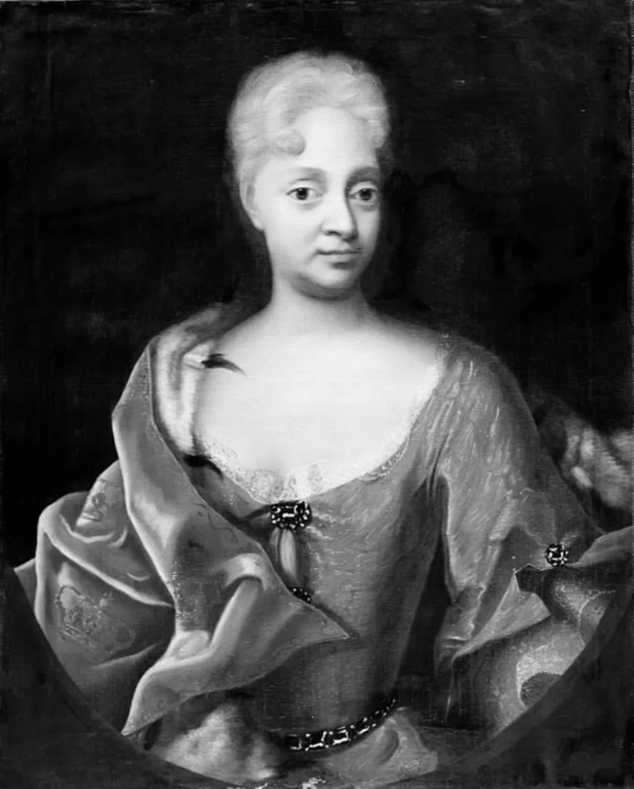 Dronning Louise, Frederik IV's første dronning, by Unknown, 1750