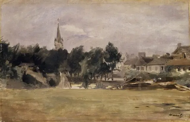 Landscape with a Village Church