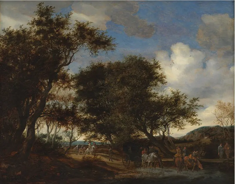 Landscape with Travellers Watering their Horses
