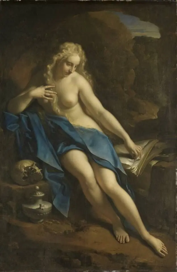 The penitent Mary magdalene in the wilderness