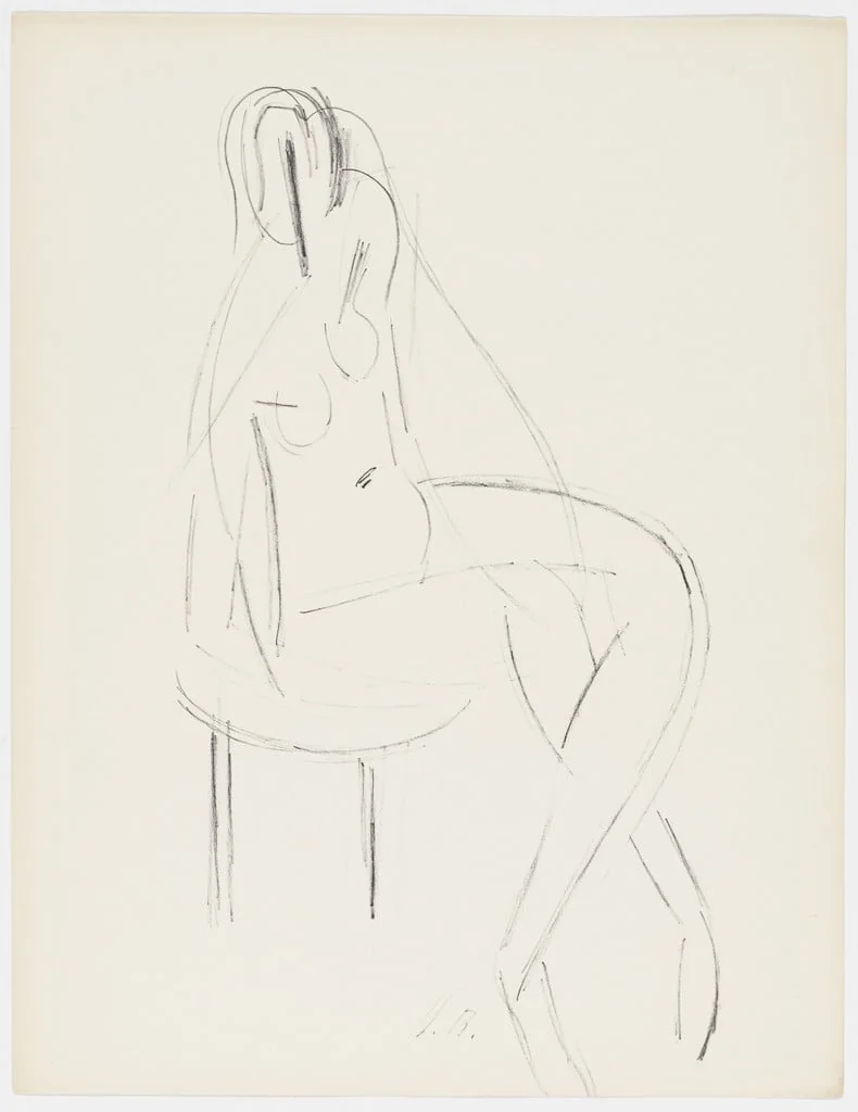 Untitled, by Harry Bowden, ink, 1937