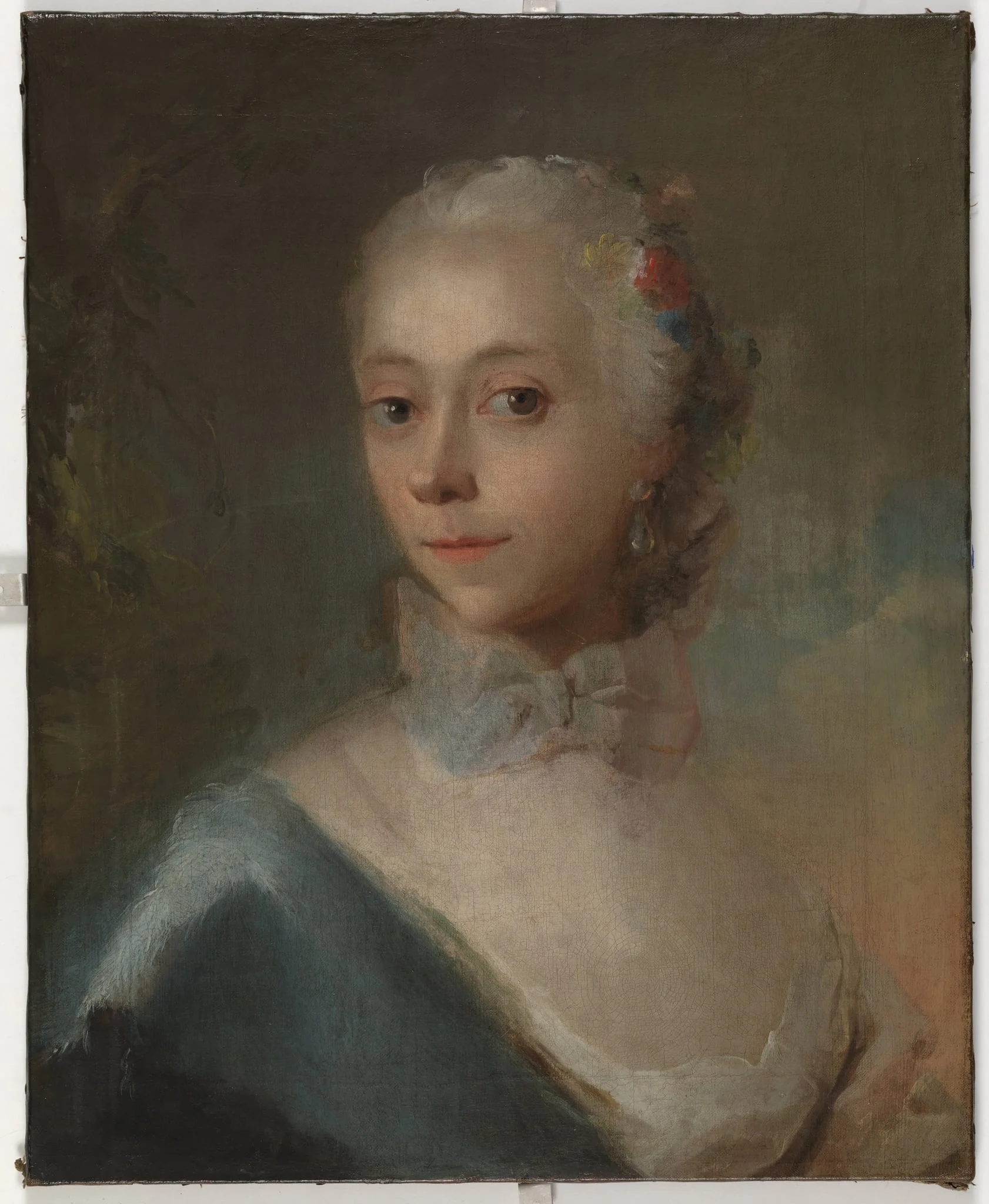 Dameportræt, by Unknown, 1759