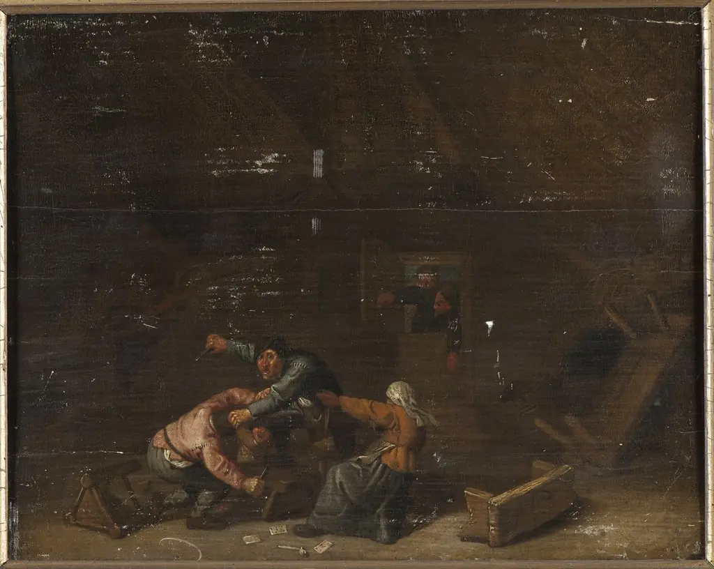 Fight between Gambling Peasants