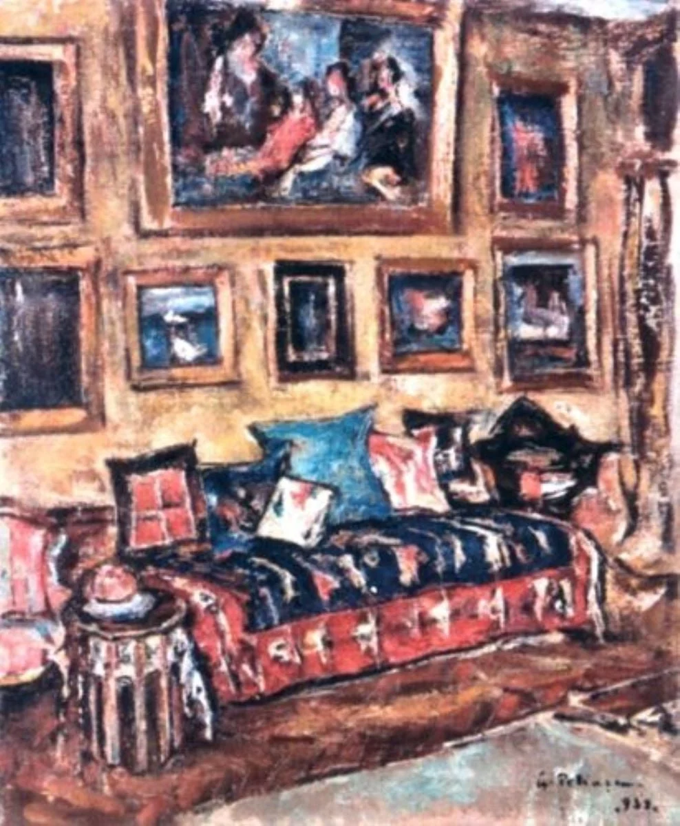 Interior (Colț de atelier), by Gheorghe Petrașcu, unspecified, 1939