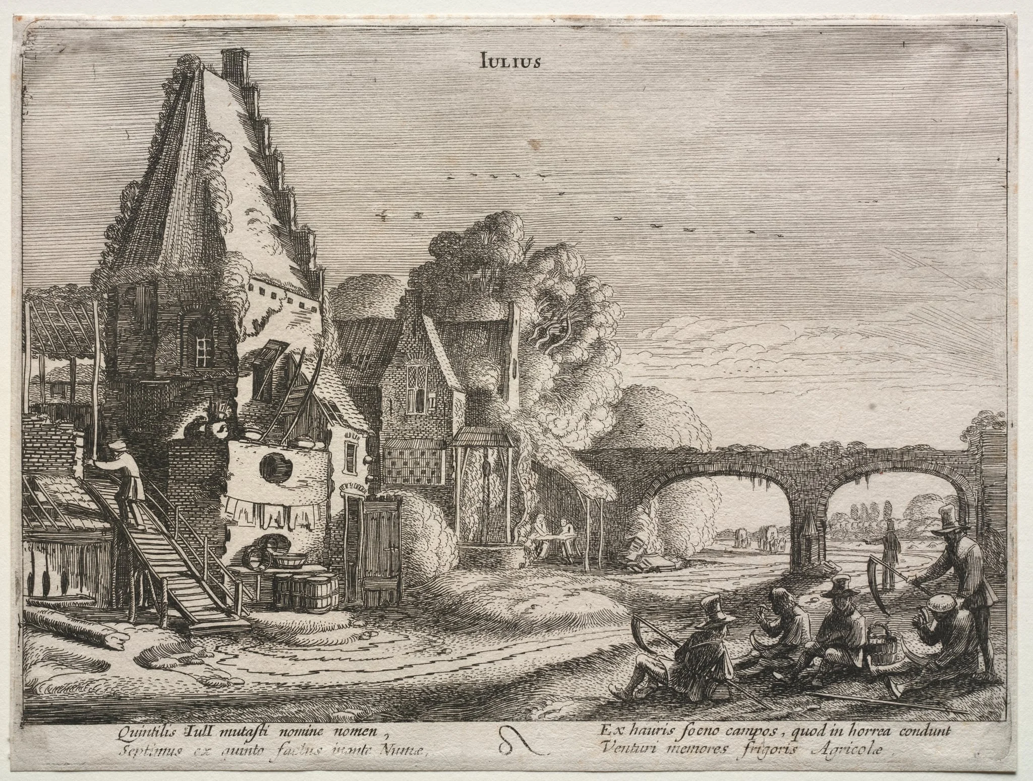 The Twelve Months: July, by Jan van de Velde, 1613