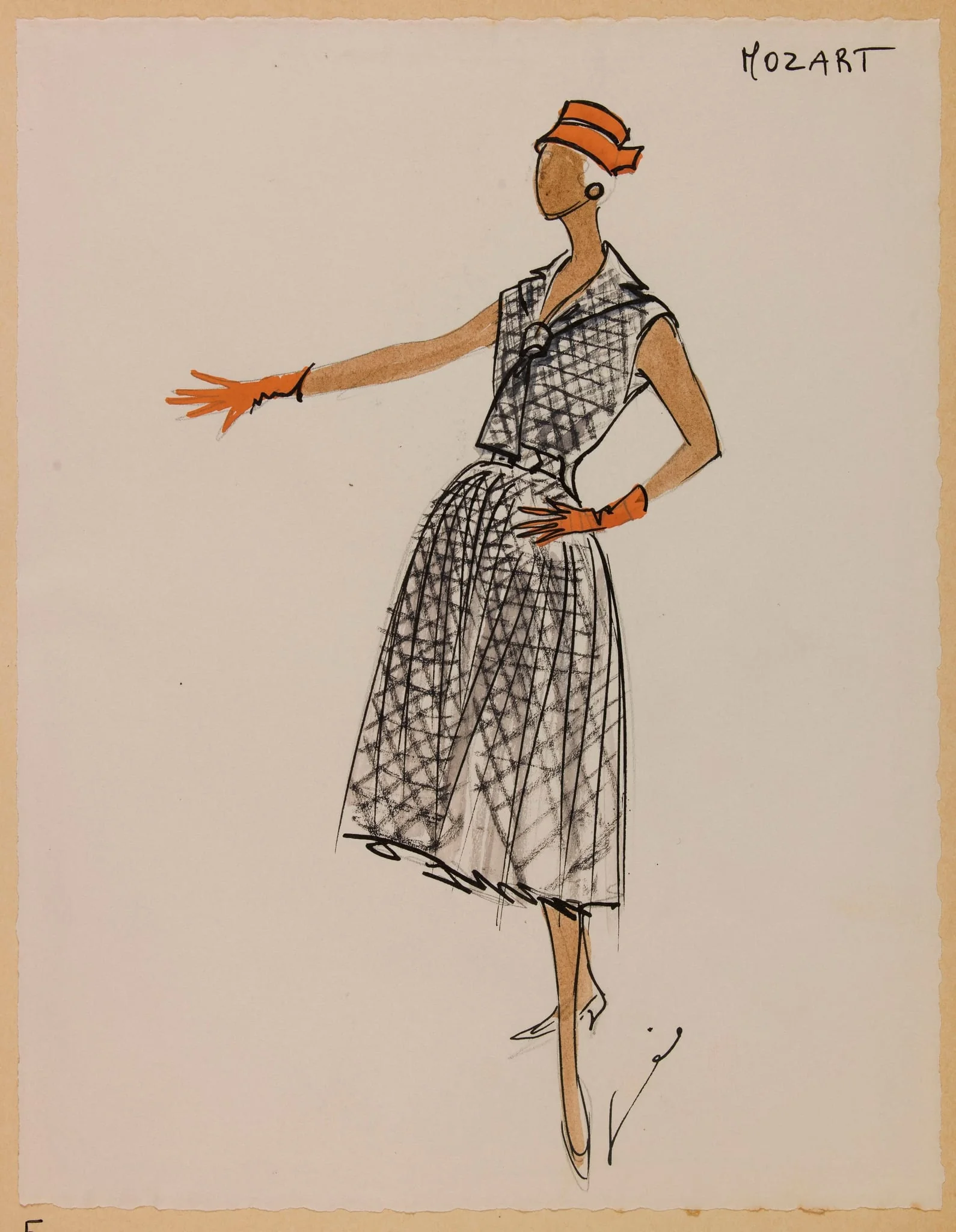 Mozart, by Marie-Louise Carven, 1956