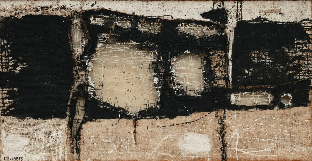 Untitled, by Manolo Millares, unspecified, 1957