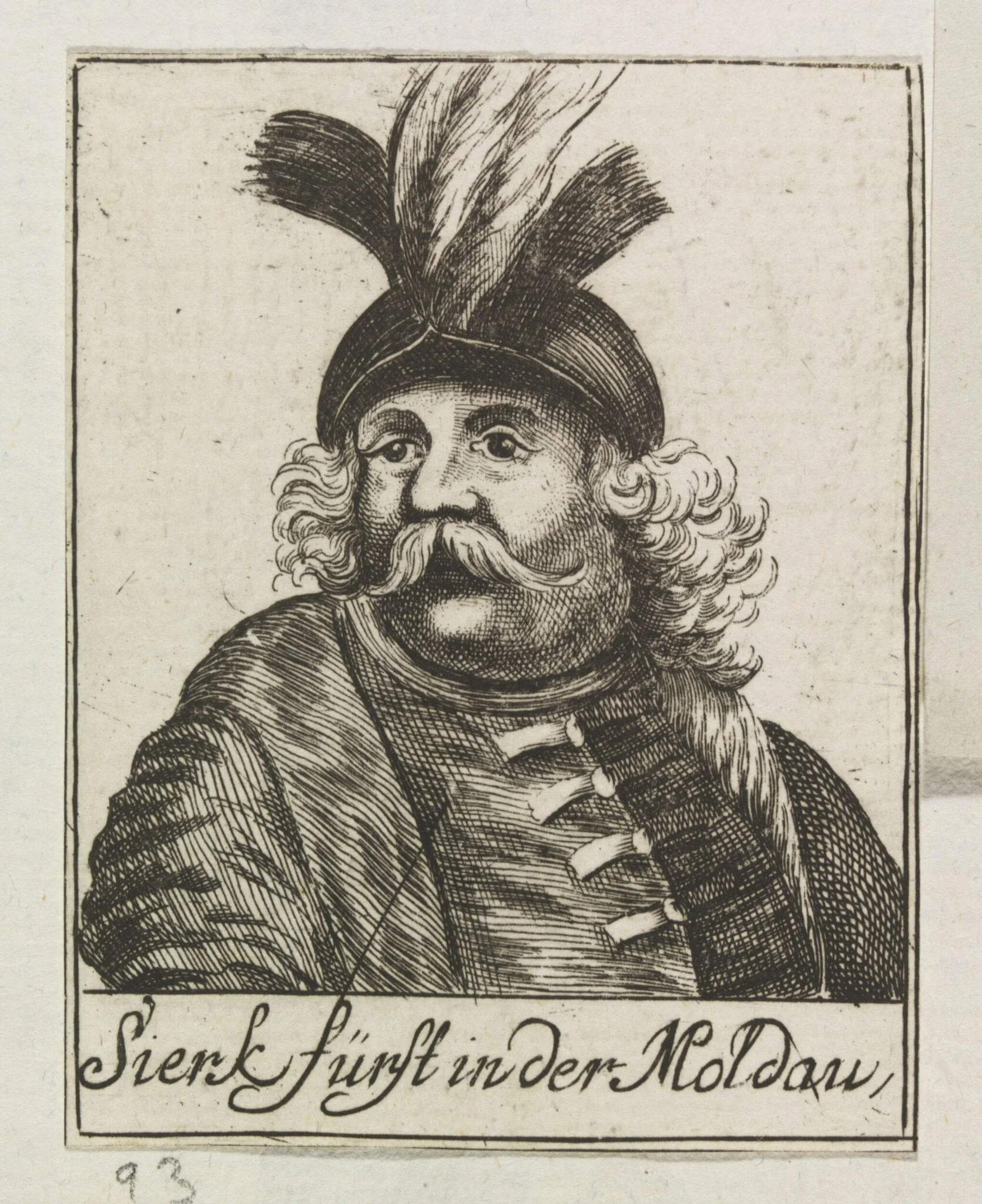 Sierk Fürst in der Moldau, by Dominicus Custos, 1550
