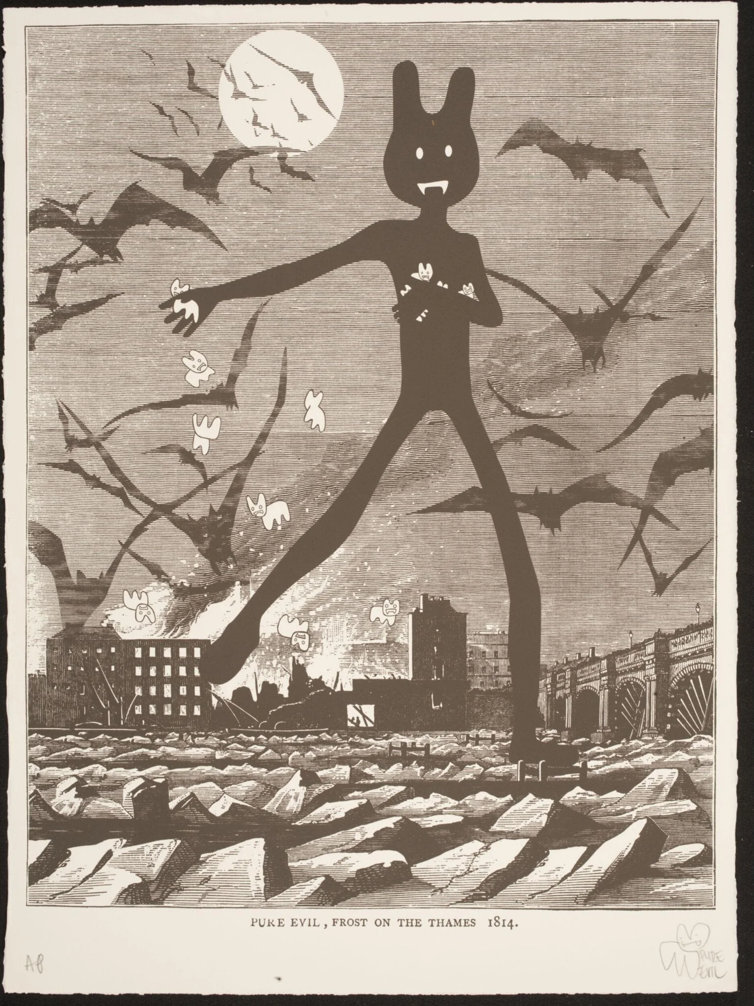 Pure Evil. Frost on the Thames 1814.