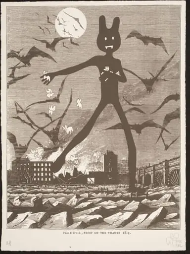 Pure Evil. Frost on the Thames 1814.