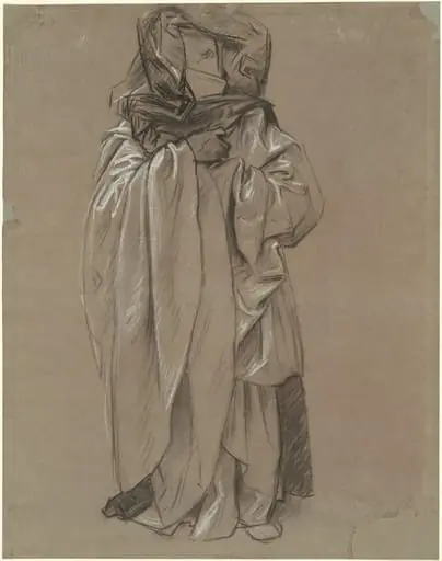 Study of Ezekiel for "Frieze of Prophets"