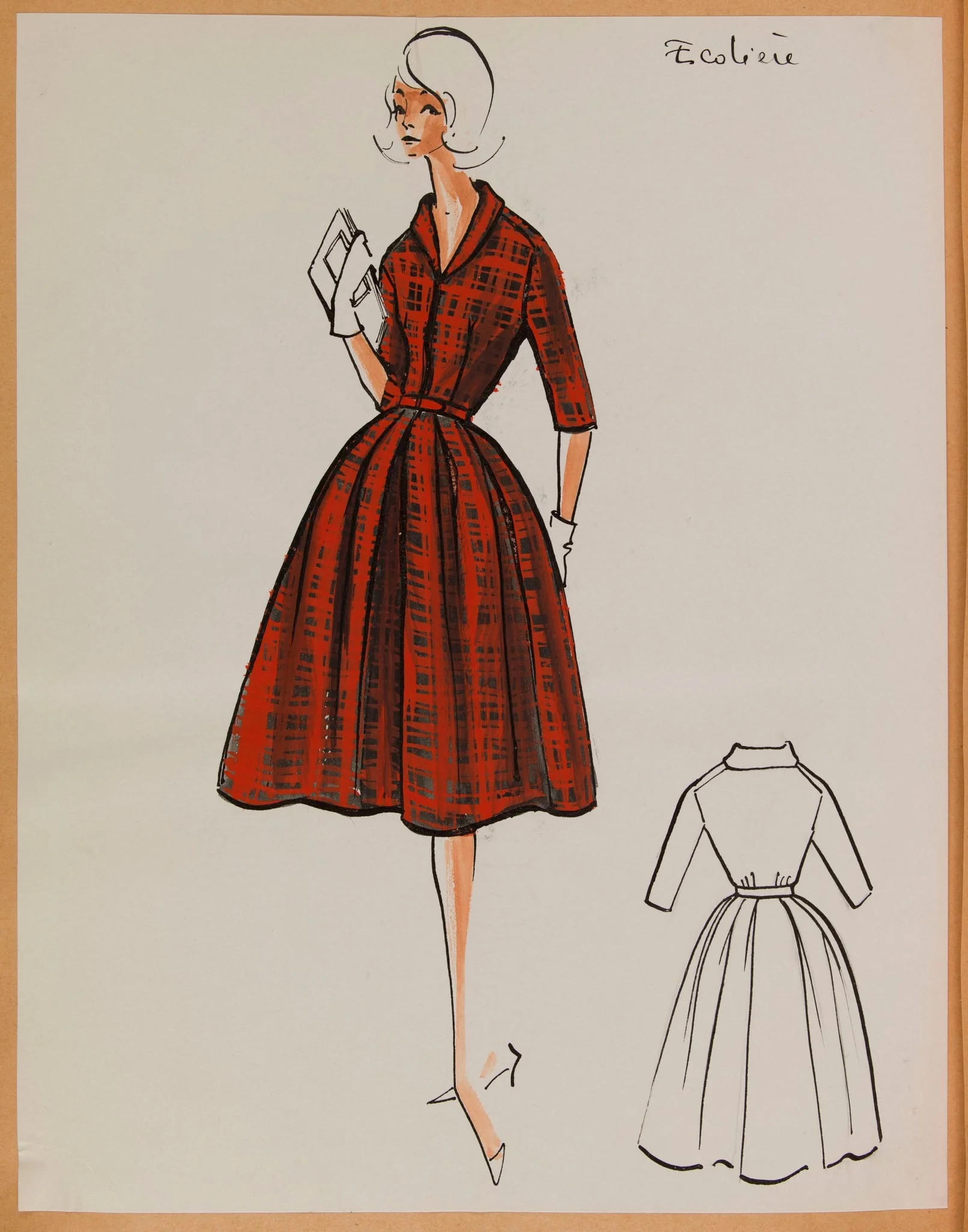 Ecolière, by Marie-Louise Carven, 1958