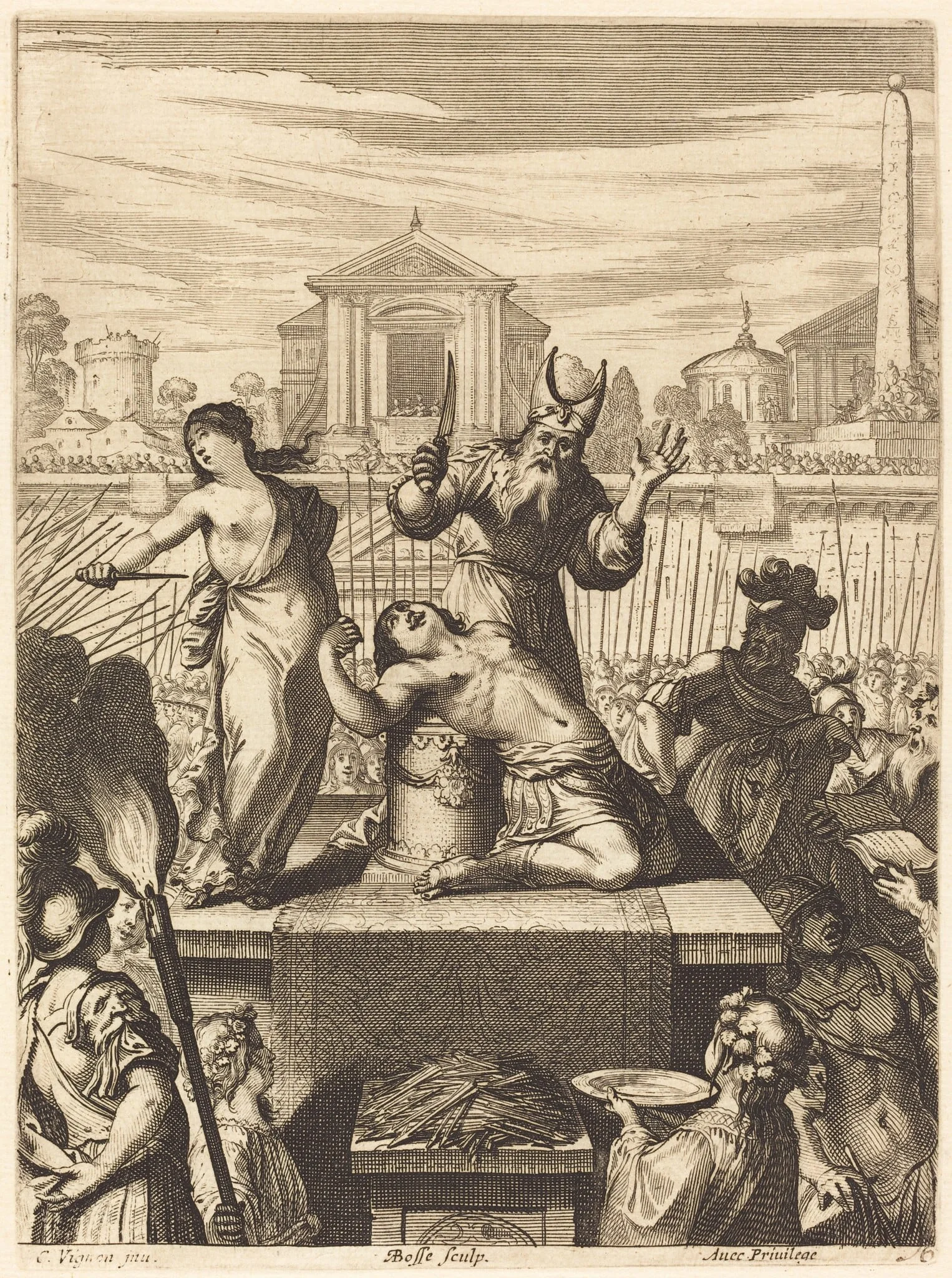 Illustration to Jean Desmarets' "L'Ariane"