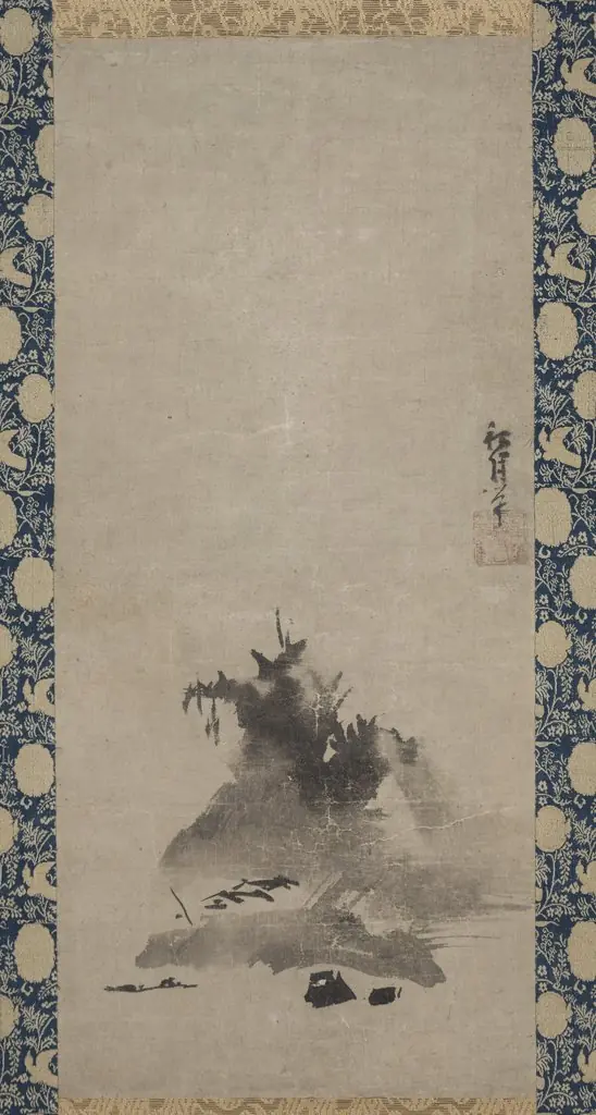 Haboku (Flung-ink) Landscape