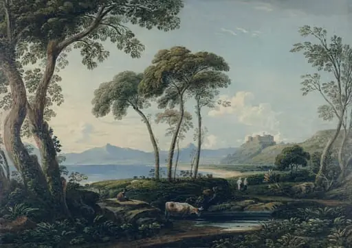 Landscape with Harlech Castle