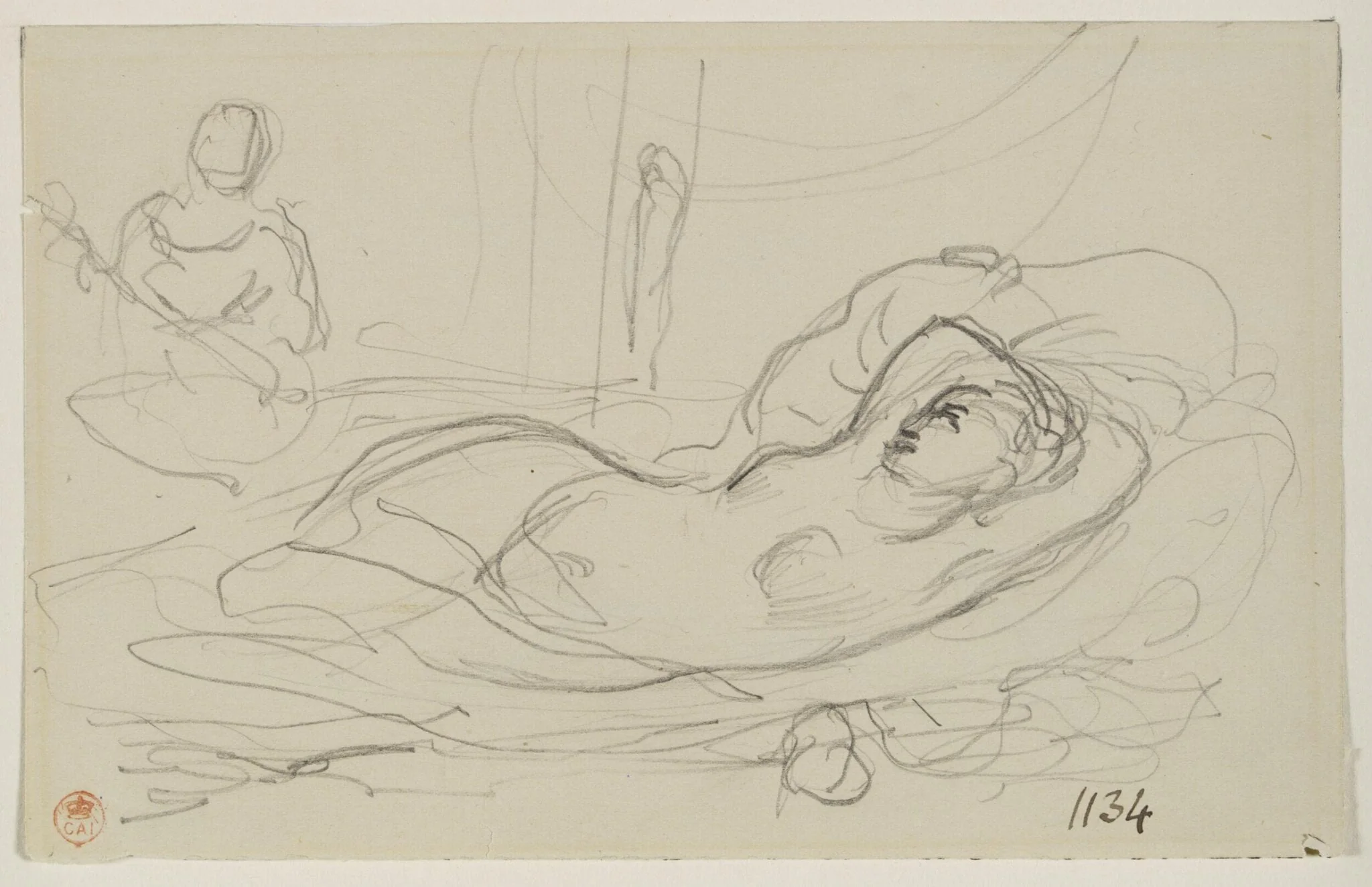 Study after Ingres' 'Odalisque à l'ésclave'