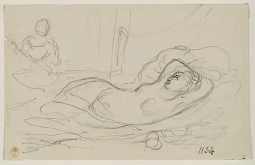 Study after Ingres' 'Odalisque à l'ésclave'