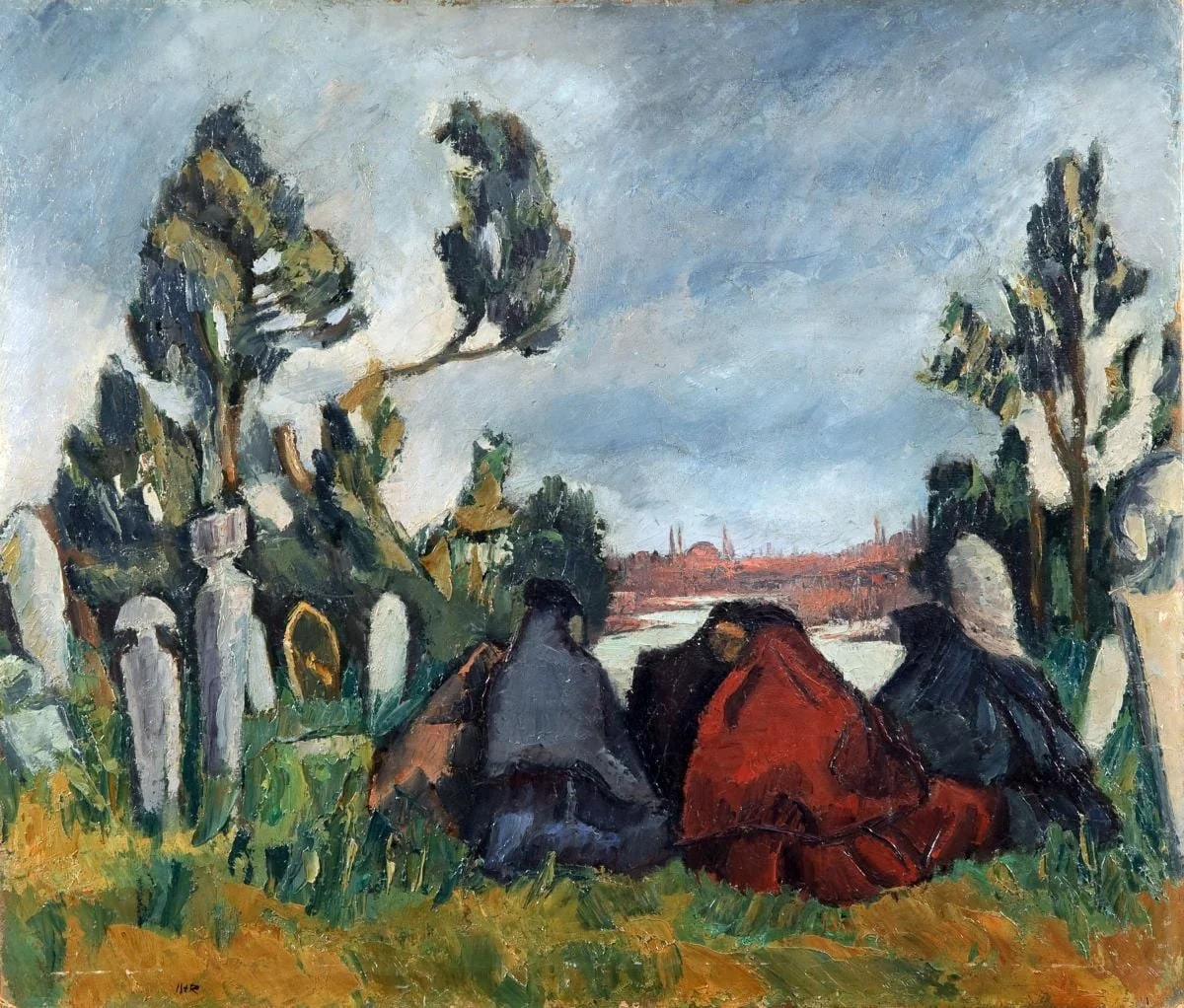 Praznic în cimitirul Eyüp din Istanbul, by Iosif Iser, unspecified, 1919