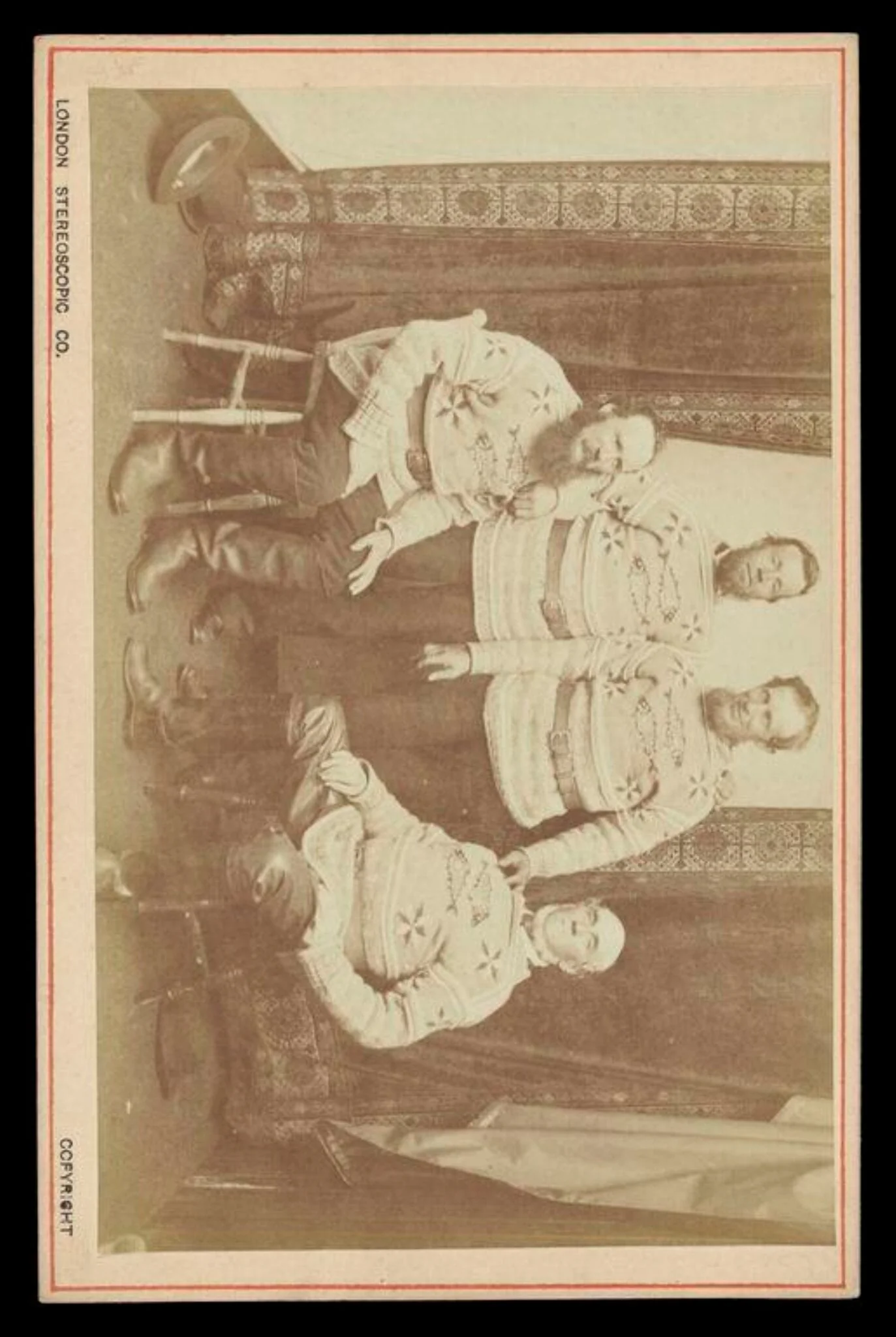 Portrait of four men