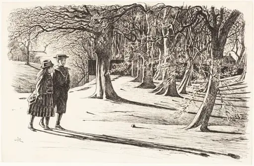 Two Children in the Snow