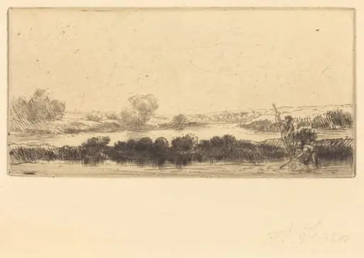 Landscape with Peat-bog; In the Marsh (Paysage des tourbieres; Dans les marais)