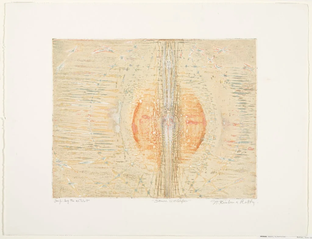 Untitled, by N. Krishna Reddy, ink, 1972