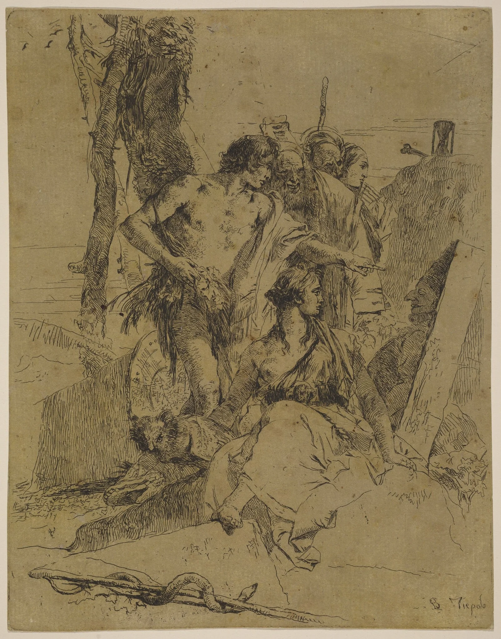The Discovery of the Tomb of Punchinello