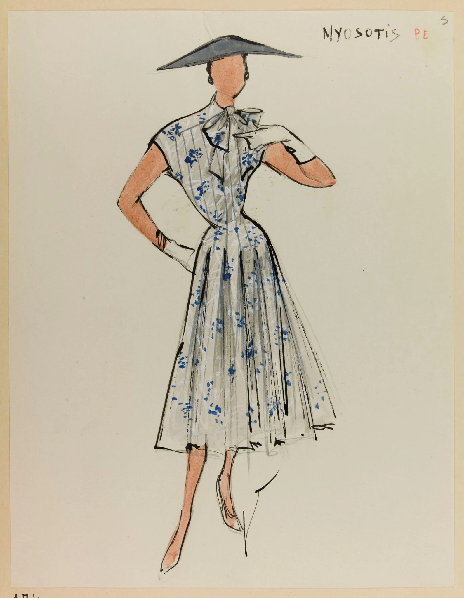 Myosotis, by Marie-Louise Carven, 1953