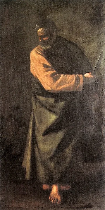 Saint Bartholomew, by Francisco de Zurbarán, oil, 1633