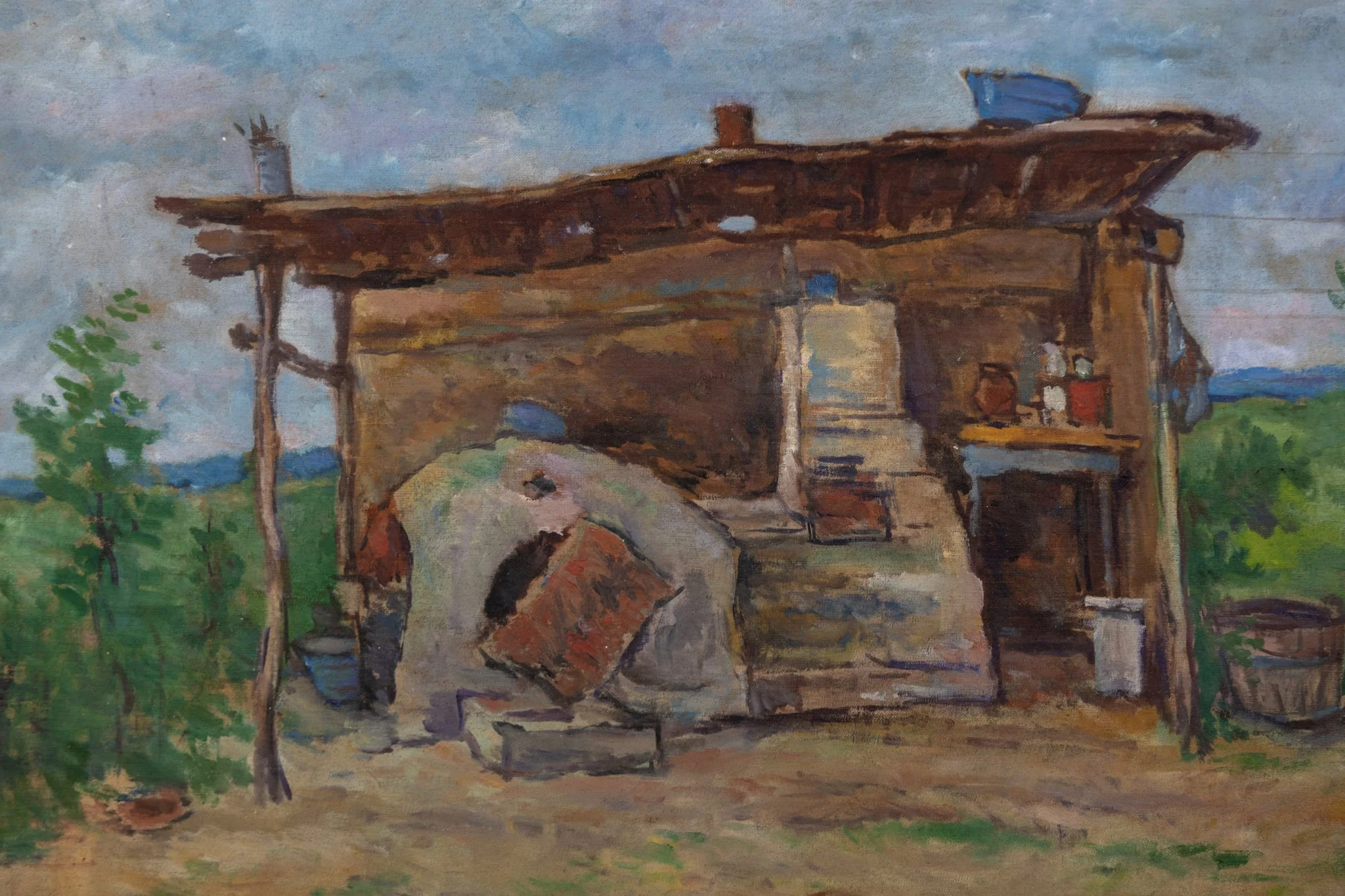 Vatră veche, by Mihăilescu-Craiu Victor, unspecified, 1945