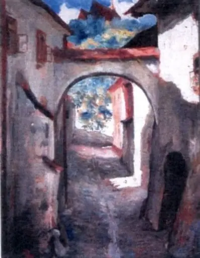 Stradă la Sighișoara