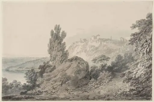 Lake and Town of Nemi