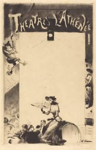 Program for "Théatres l'Athénée"