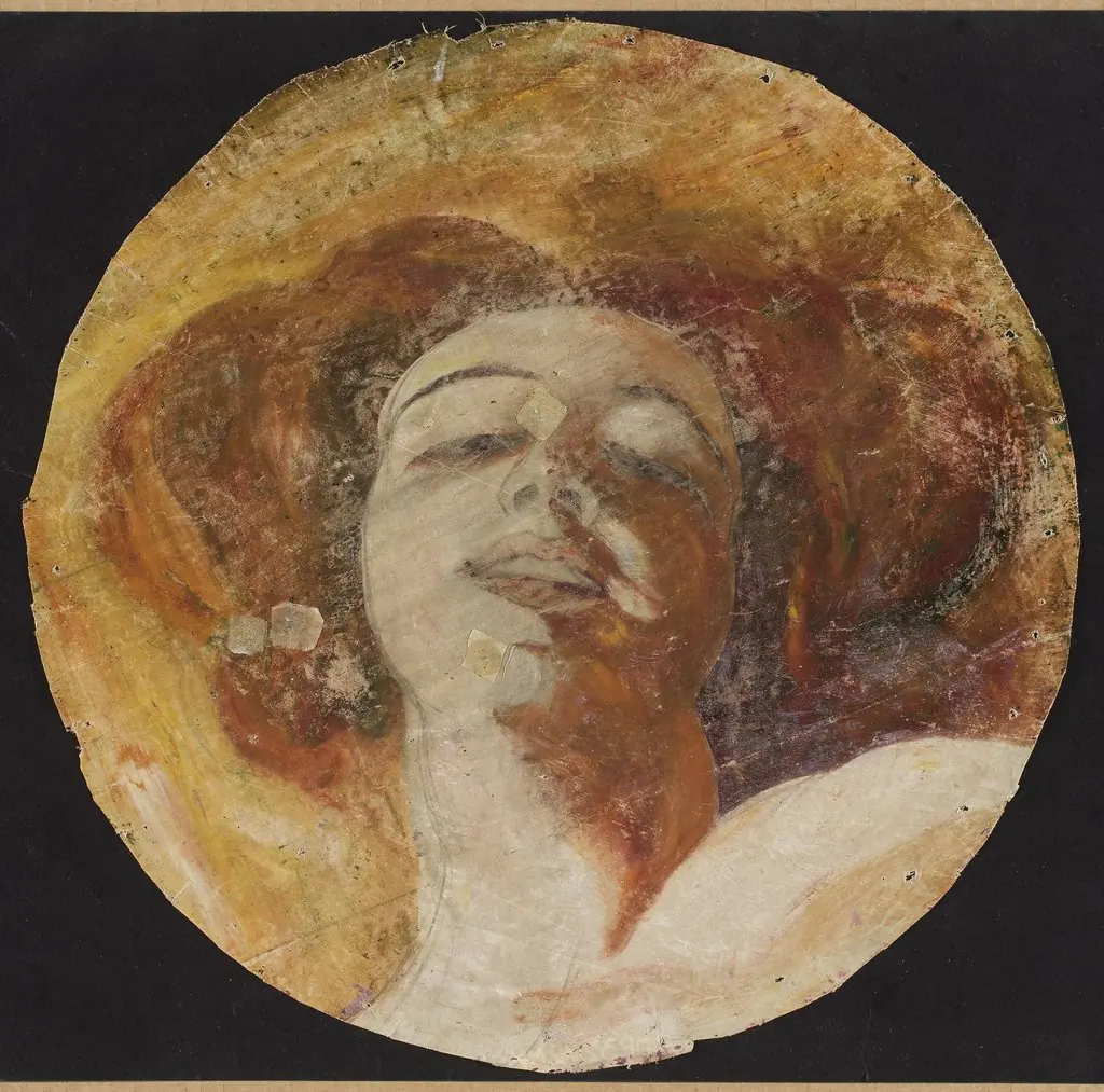 Head of a red-haired woman