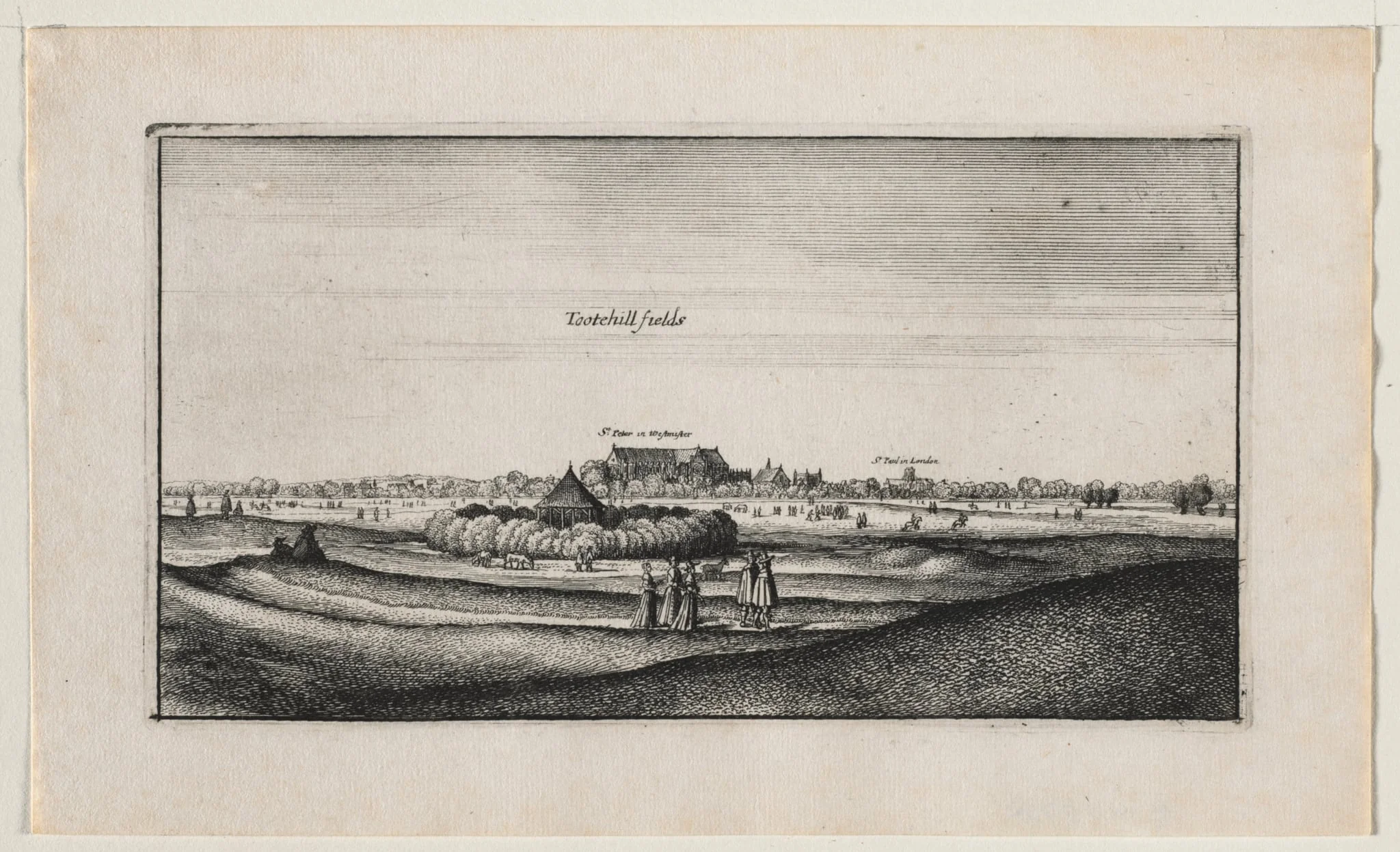 Tothill Fields, by Wenceslaus Hollar, 1652