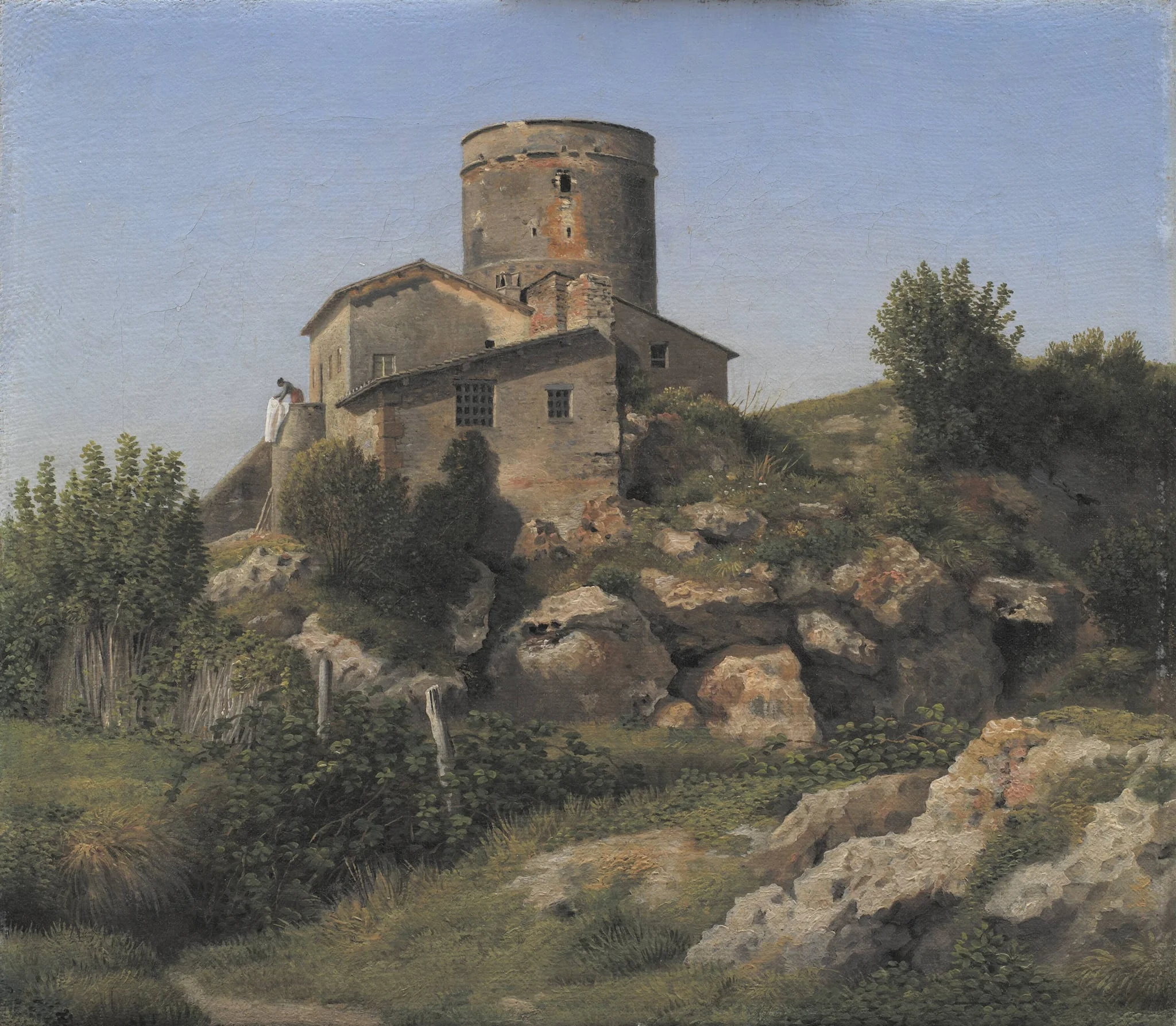 A Building near Tor di Quinto outside Rome