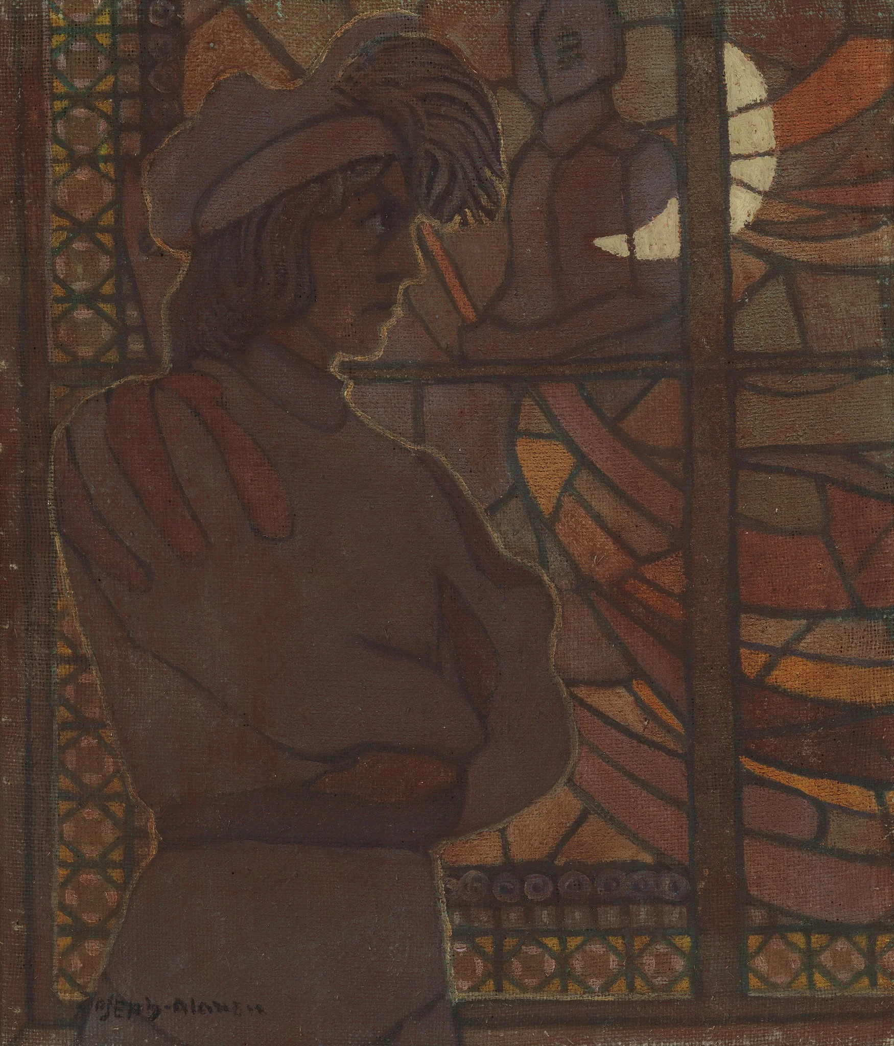 Daniel Hjort, by Joseph Alanen, oil, 1912