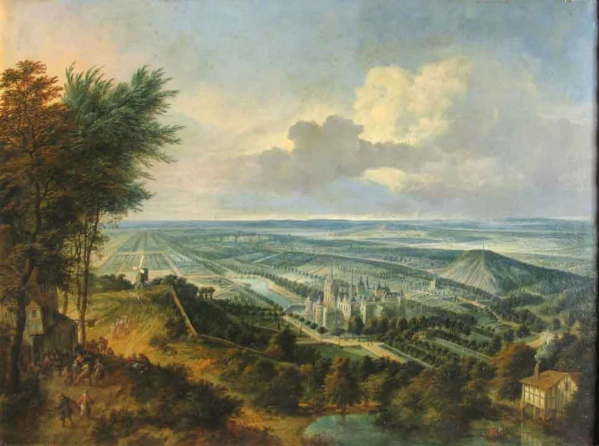 Peisaj englez cu castel