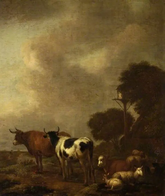 Cattle in a landscape