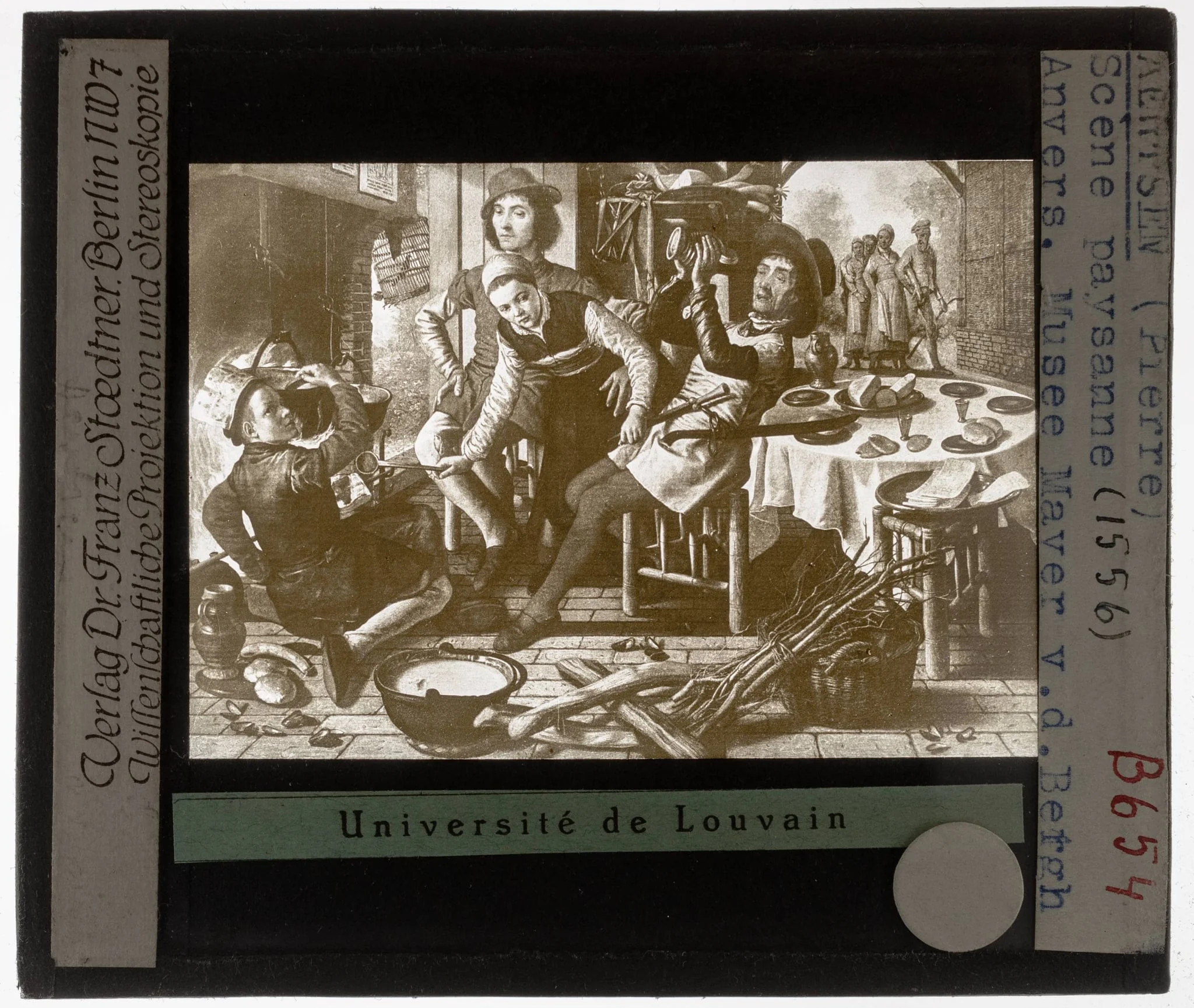 Pieter Aertsen. Boerengezelschap bij de haard