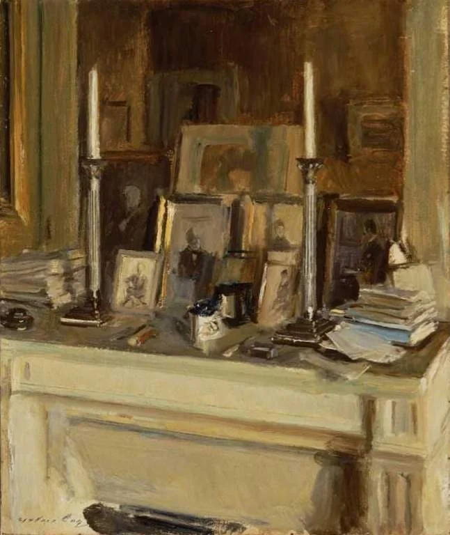 La Cheminée, by Walter Gay, oil, 1909
