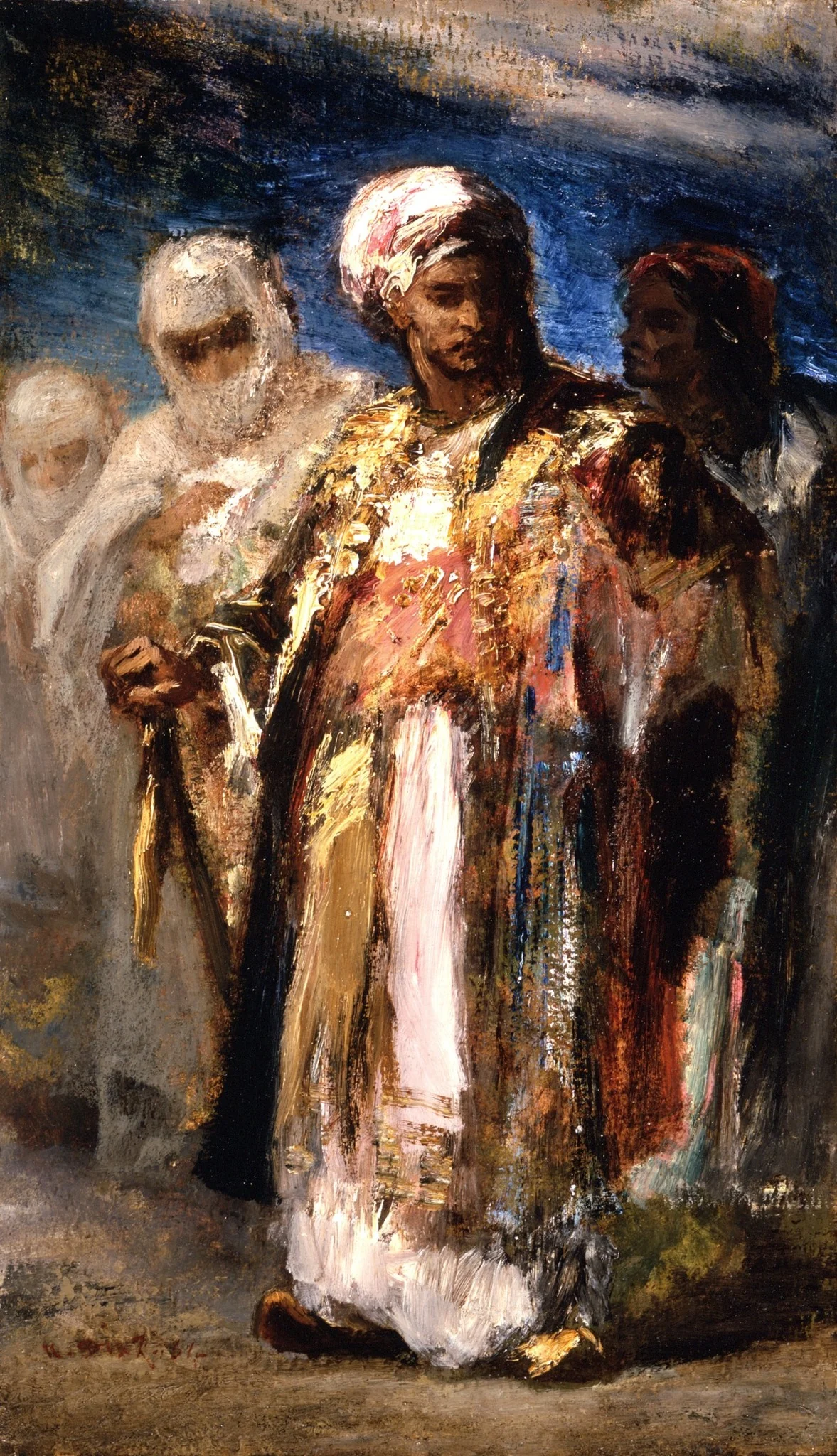 Men in Oriental Costumes, by Narcisse Virgilio Díaz, unspecified, 1845