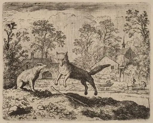 The Badger Imposes a Penance on Reynard